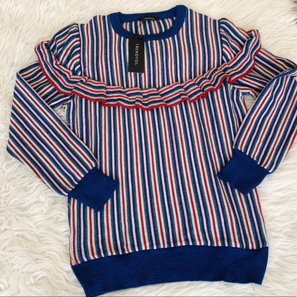 Trendyol Ruffled Knit top - Picture 2 of 5